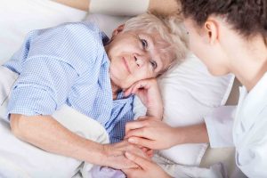 Caring for and nursing the elderly at home